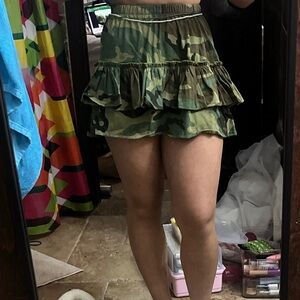 Urban Renewal Camo Mini Skirt